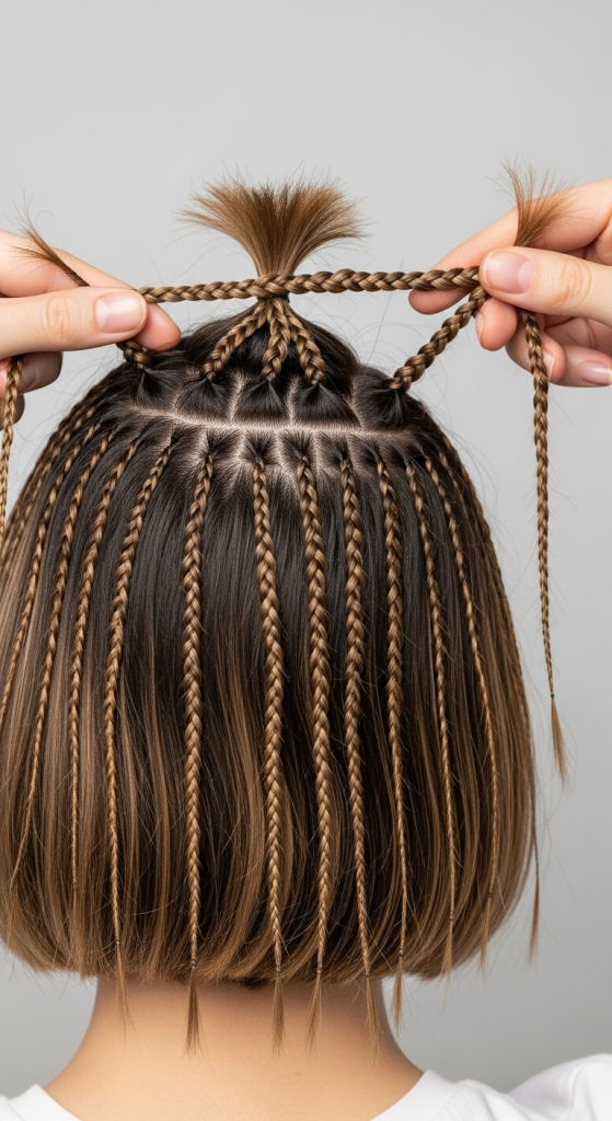 Braided Curls For Short Hair