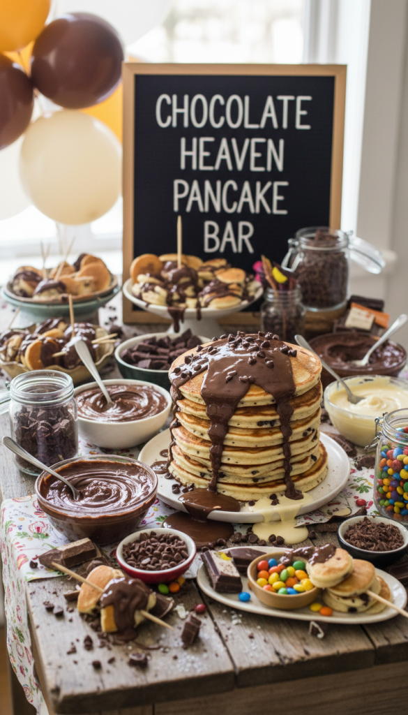 Chocolate Treat Pancake Bar