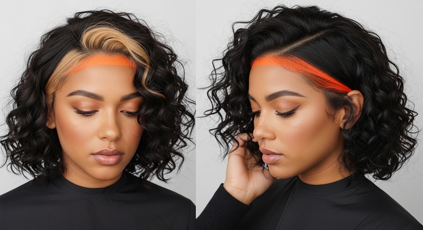 Color Block Hair Dye Ideas