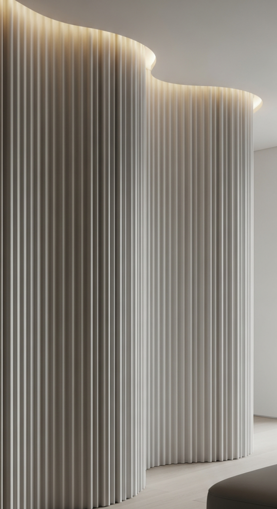 Curved Fluted Wall Panels