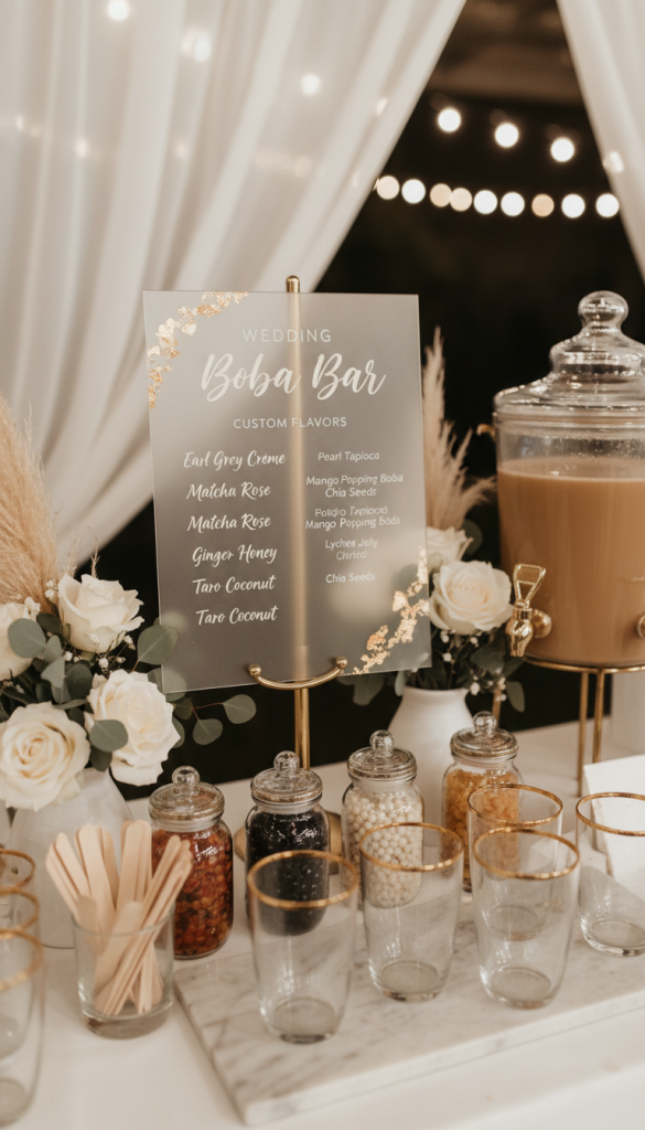 Custom Flavor Menu Display