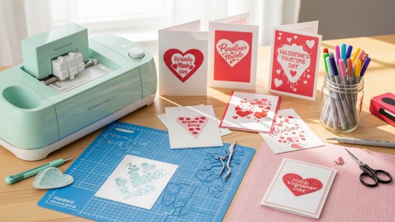 DIY Cricut Valentine’s Cards