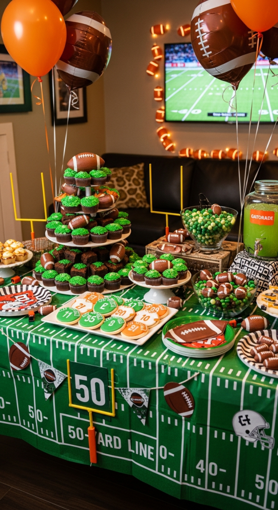 Dessert End Zone Table