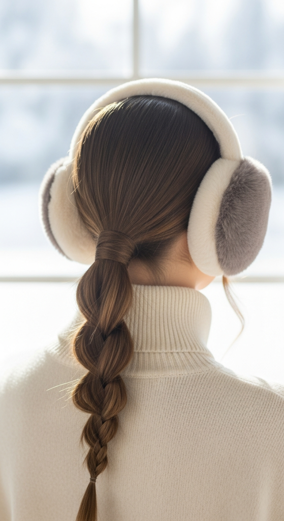 Ear Muffs With Braids Or Low Ponytails