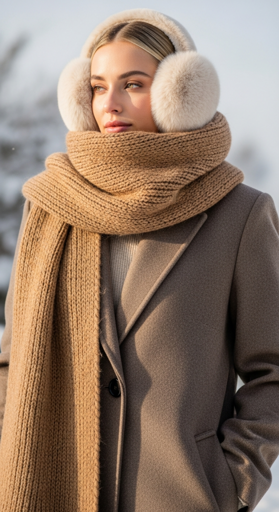 Faux Fur Ear Muffs For A Cozy Luxe Look