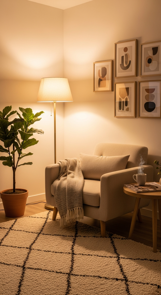 Floor Lamps In Cozy Corners