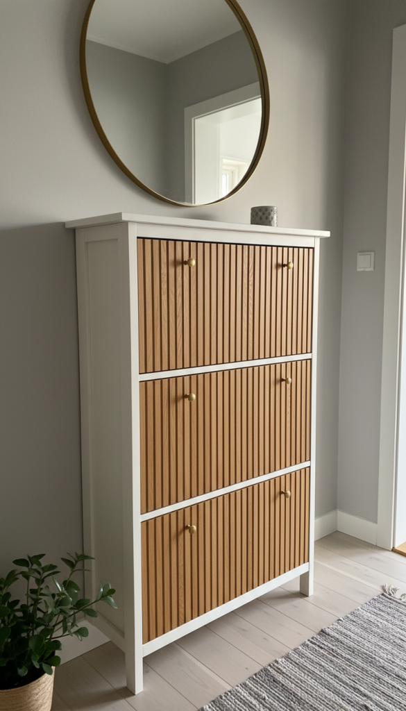 Fluted Wood Overlay Design