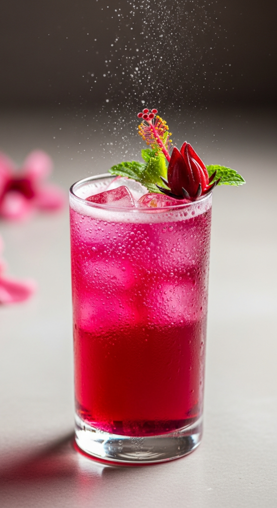 Hibiscus Iced Tea Sparkler