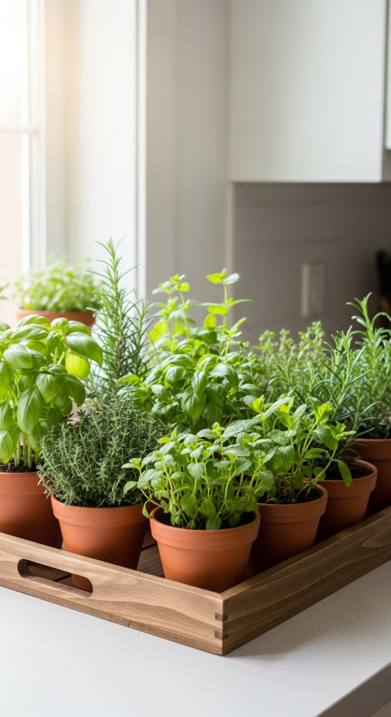 Indoor Herb Garden Tray