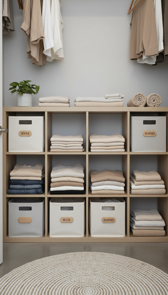 Kallax as a Closet Organizer