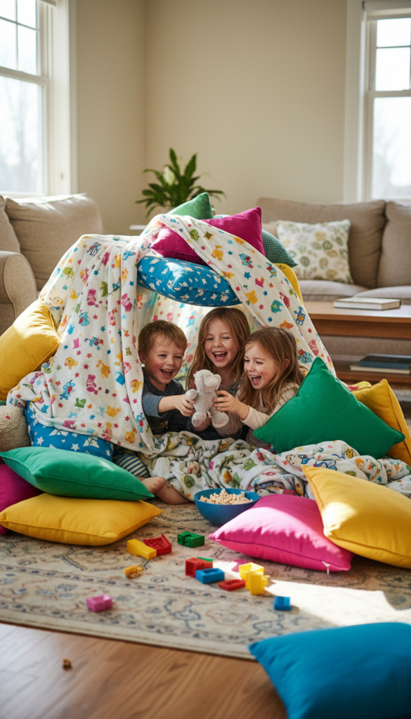 Kids’ Playtime Pillow Fort