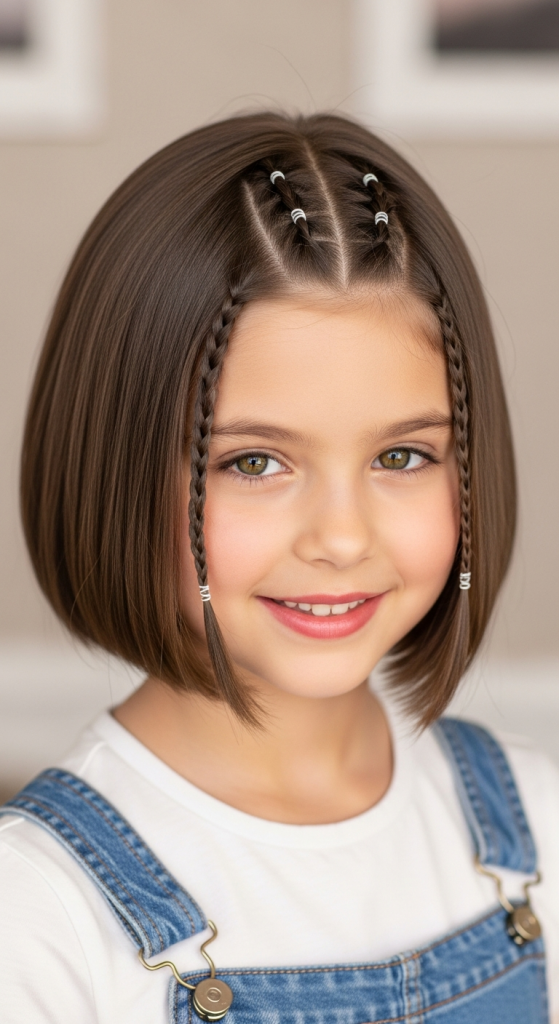 Kitty Cut With Braided Accents