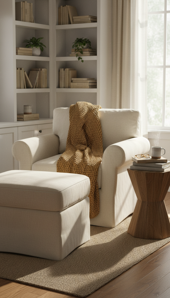 Lounge Chair with Ottoman