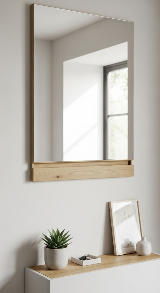 Mirror With Hidden Storage
