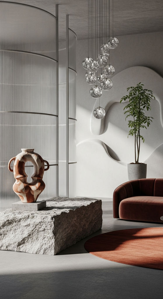 Mixed Materials With Contrast