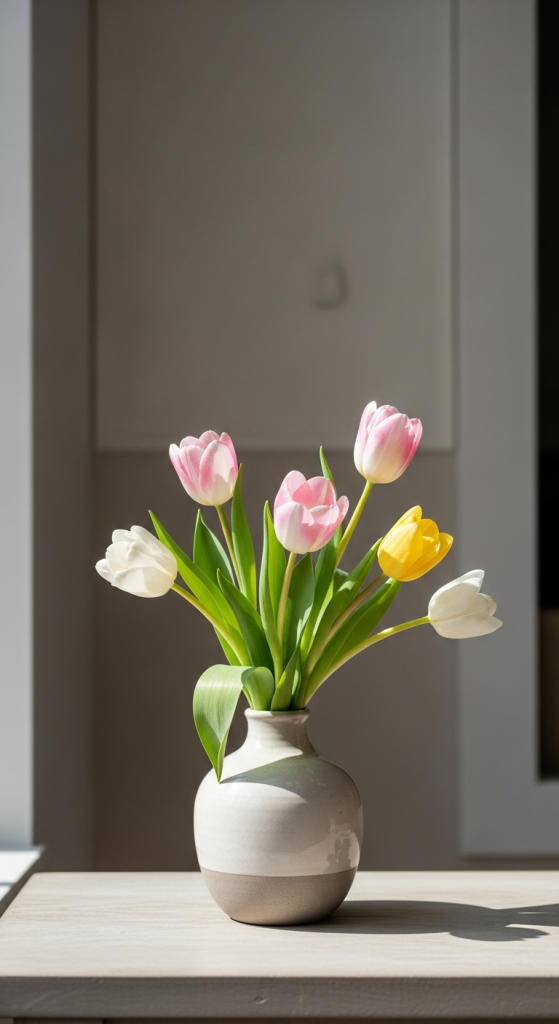 Monochromatic Tulip Vase