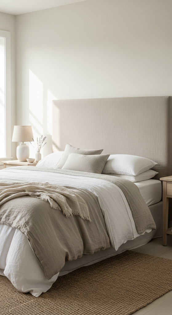 Neutral Linen Headboard