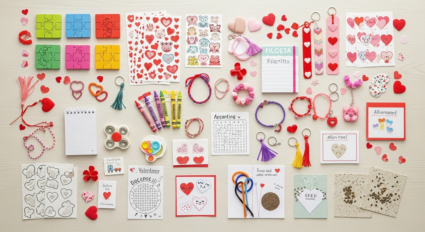 Non-Candy Classroom Valentine Favor Ideas