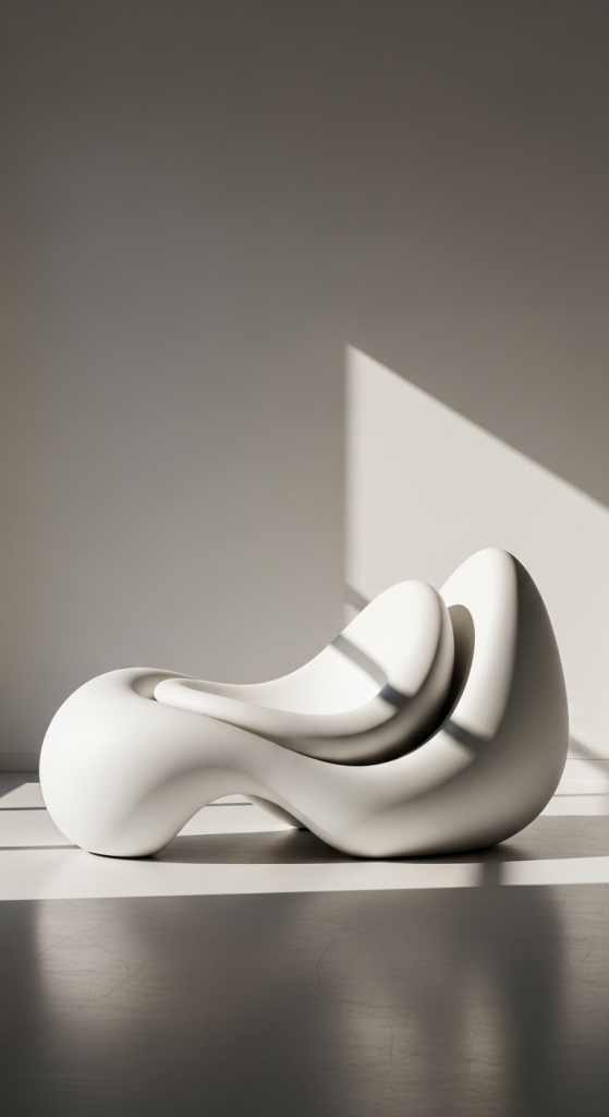 Organic-Shaped Lounge Chairs