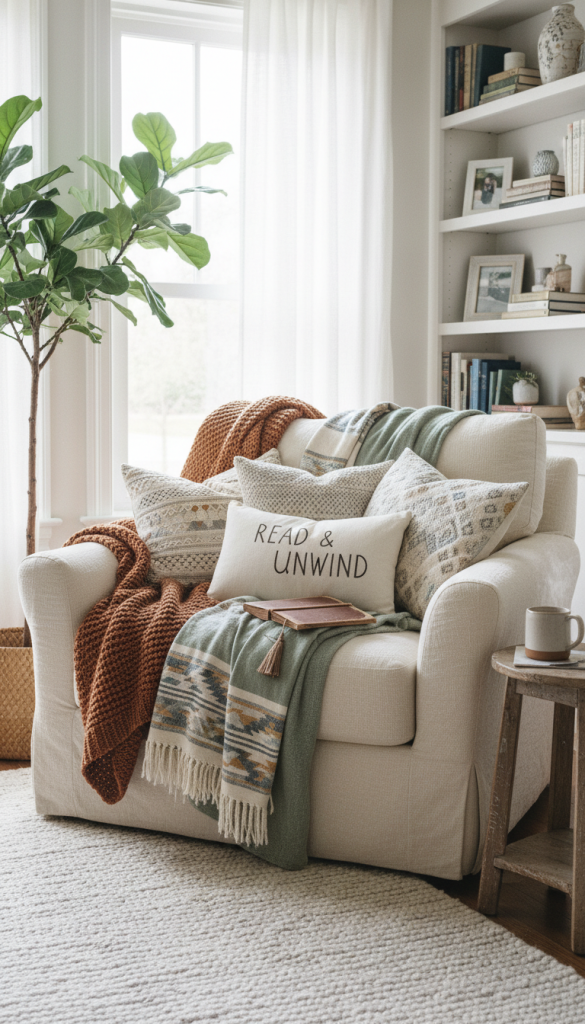 Oversized Chair for Curling Up