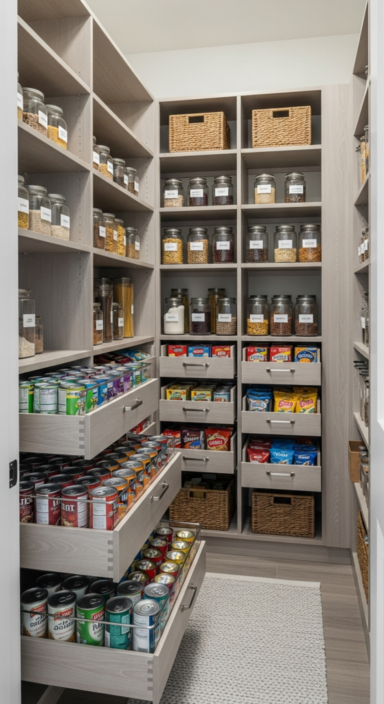 Pull-Out Drawers For Deep Shelves