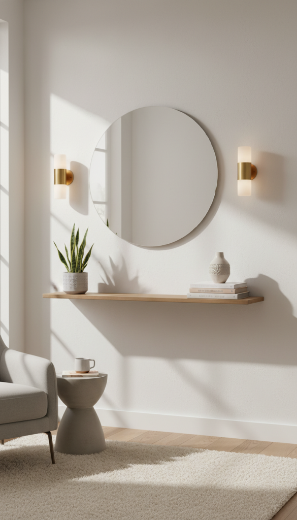 Rental-Friendly Wall Sconce Solution