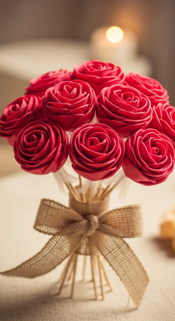 Rose-Style Lollipop Bouquet