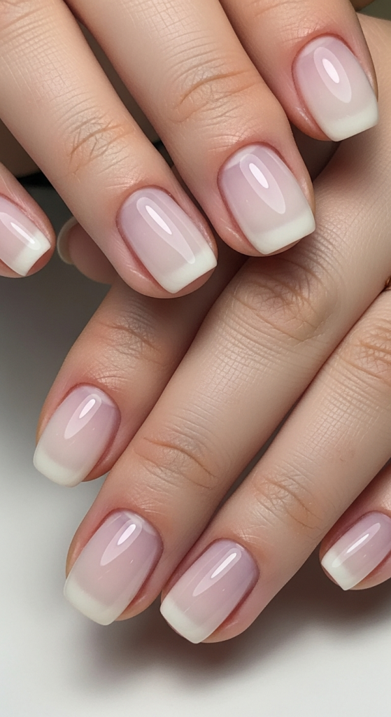 Soap Nails With High-Shine Top Coat