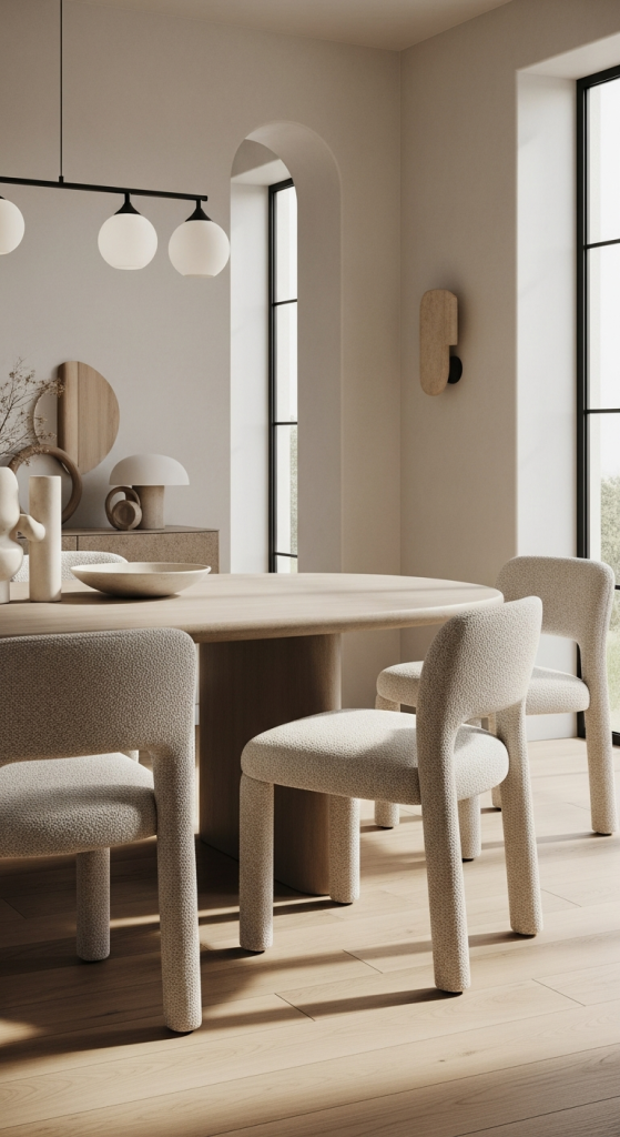 Soft-Edge Blob Dining Chairs