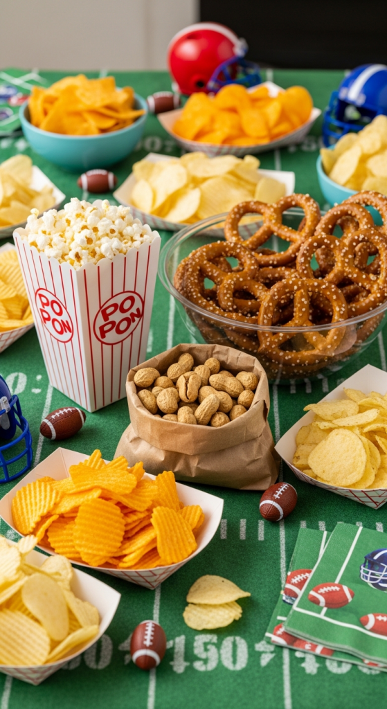 Stadium-Style Snack Table