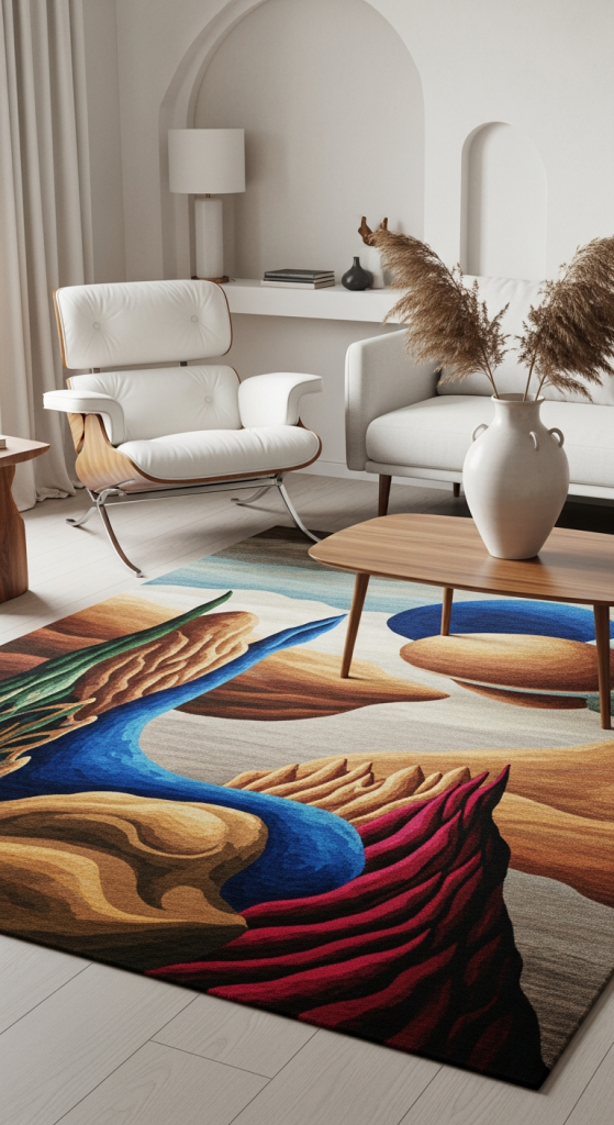 Statement Rugs As Art Pieces