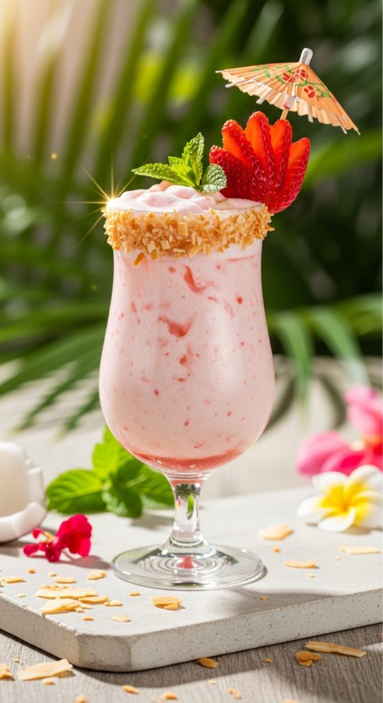 Strawberry Coconut Sparkle