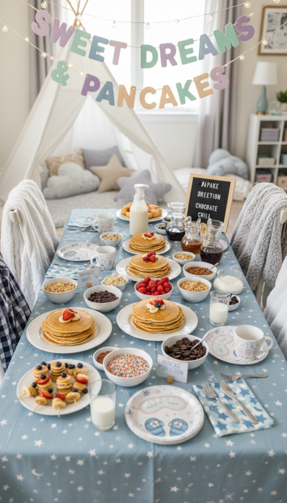 Themed Pancake Bar Display
