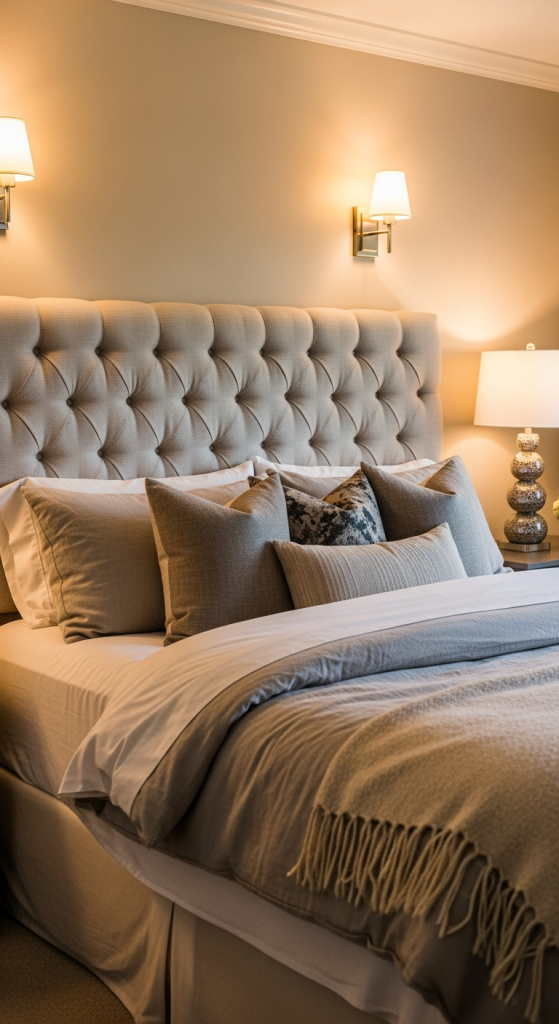 Tufted Button Headboard