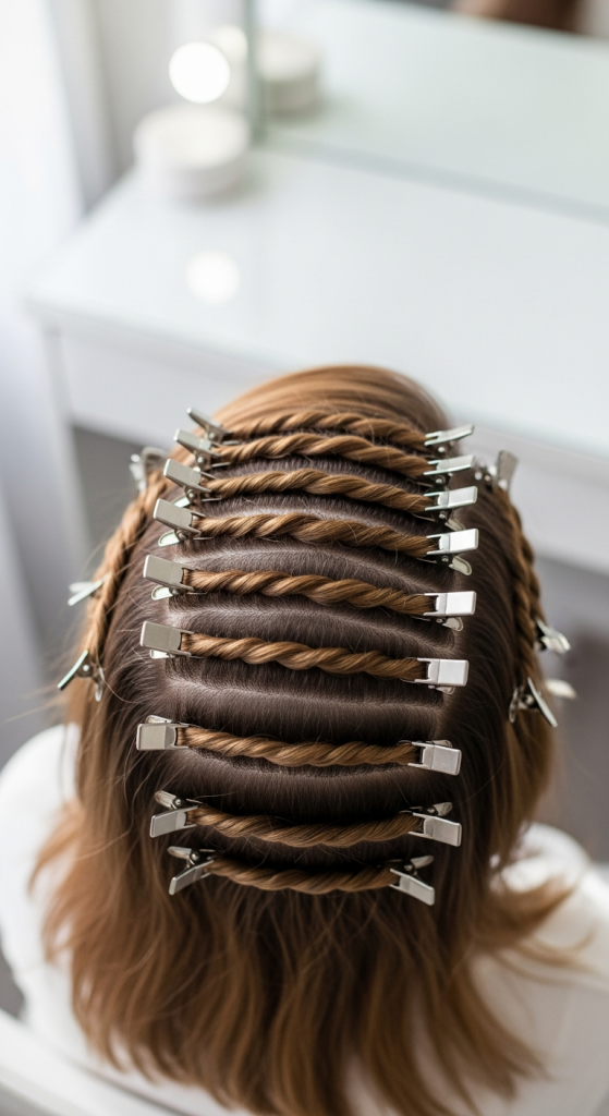 Twist And Clip Method