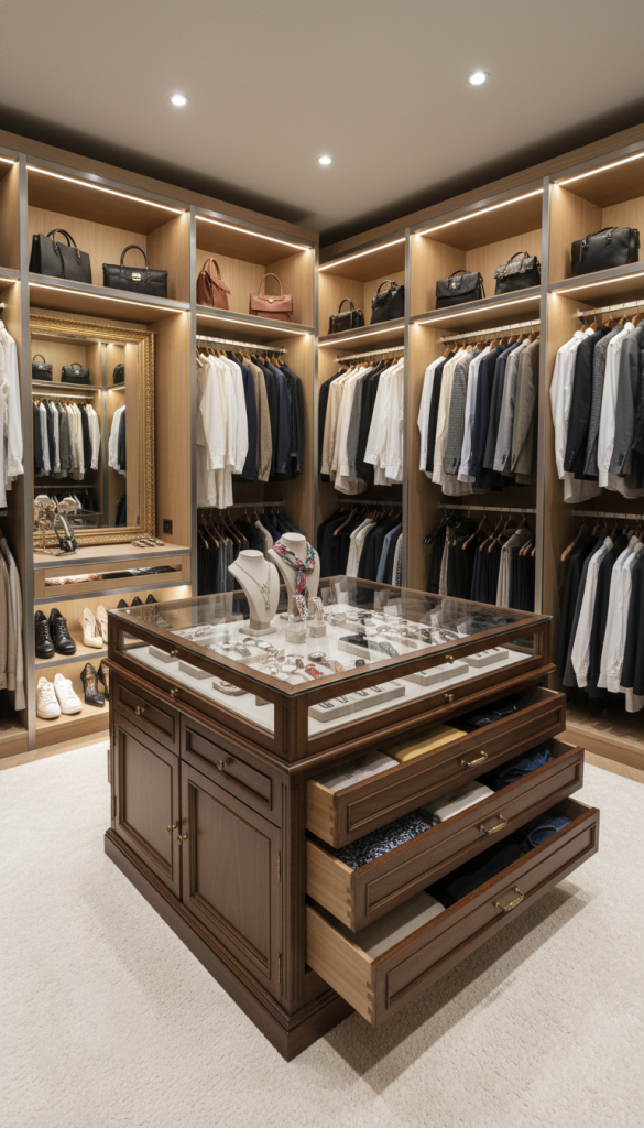 Two-Tier Island Storage