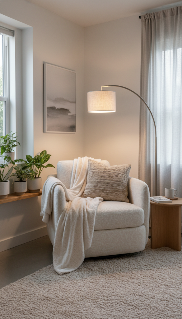 Upholstered Slipper Chair