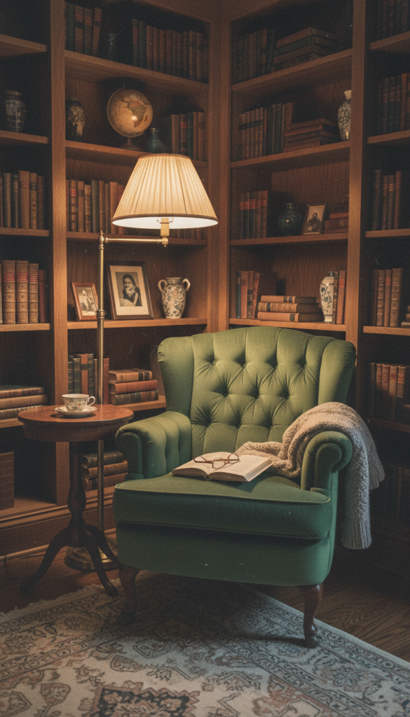 Vintage-Inspired Reading Chair