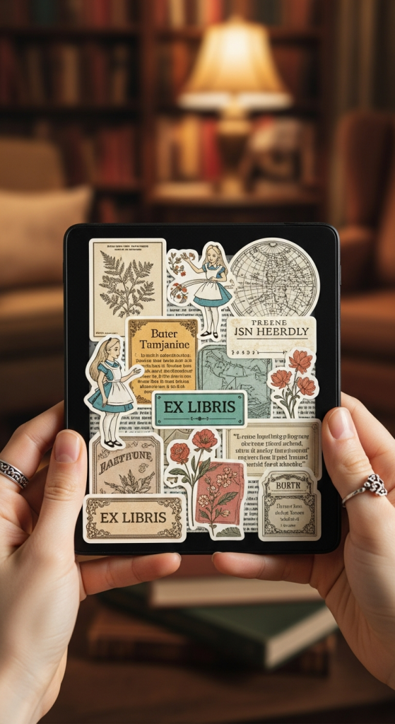 Vintage-Inspired Stickers