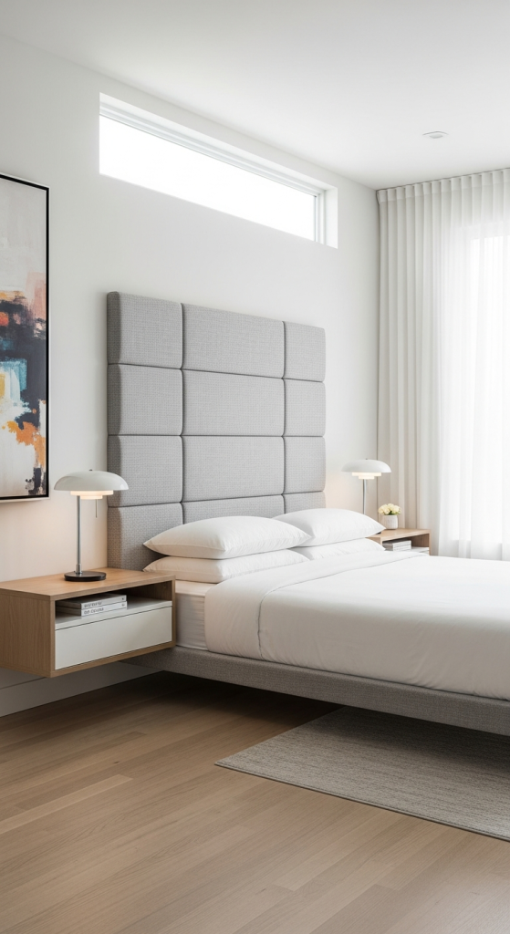 Wall-Mounted Upholstered Panels