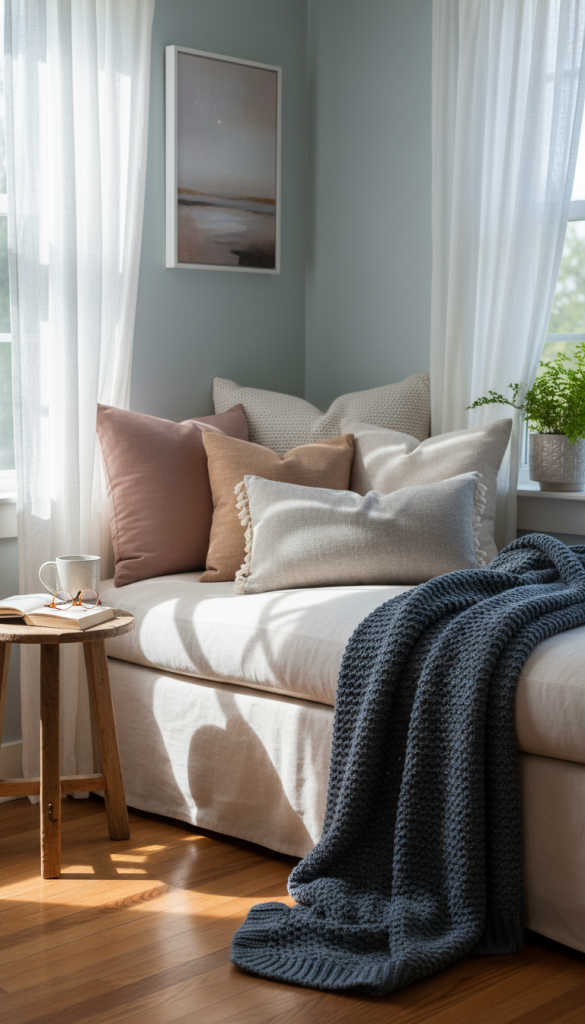 Window Seat Chair with Built-In Comfort