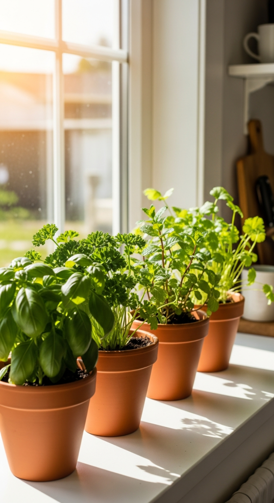 Windowsill Herb Garden