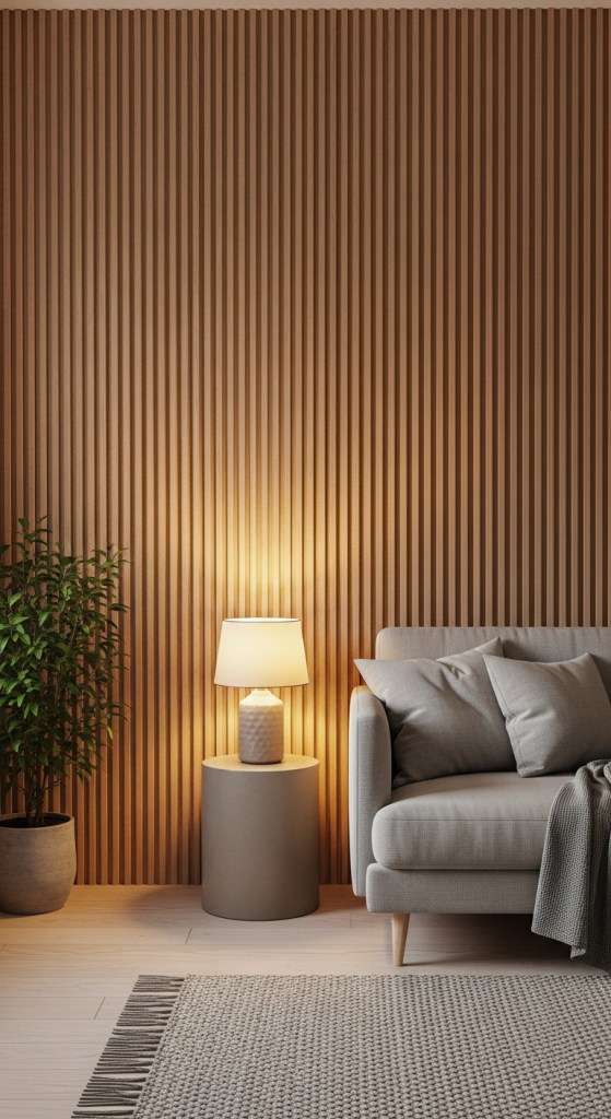 Wood Veneer Fluted Panels