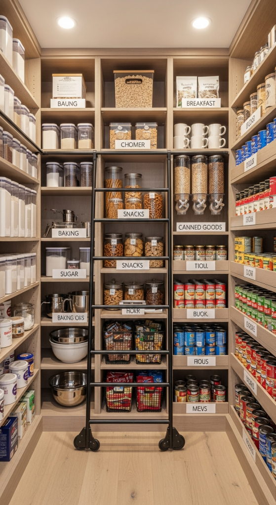 Zone-Based Pantry Organization