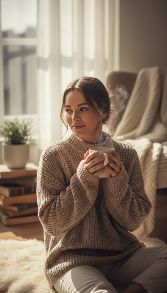 A Neutral Knit Sweater