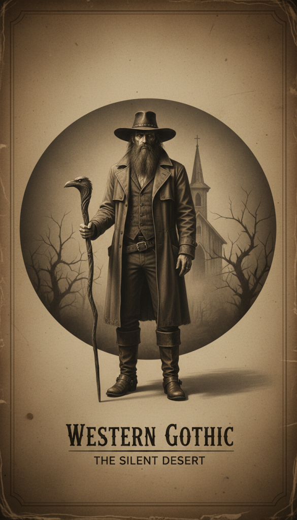 Antique Western Portrait Backdrop