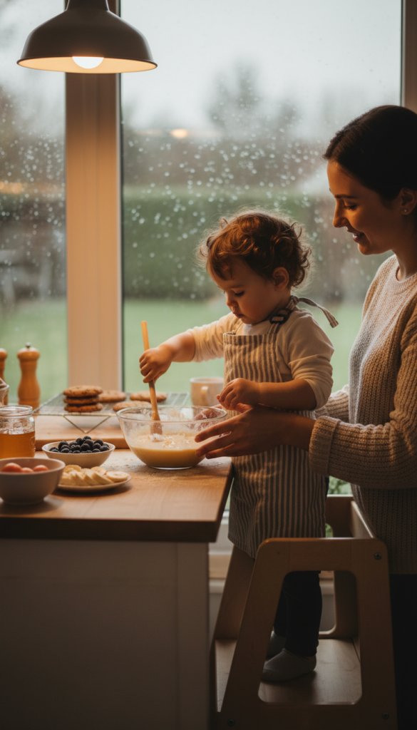 Baking and Snack Prep Together