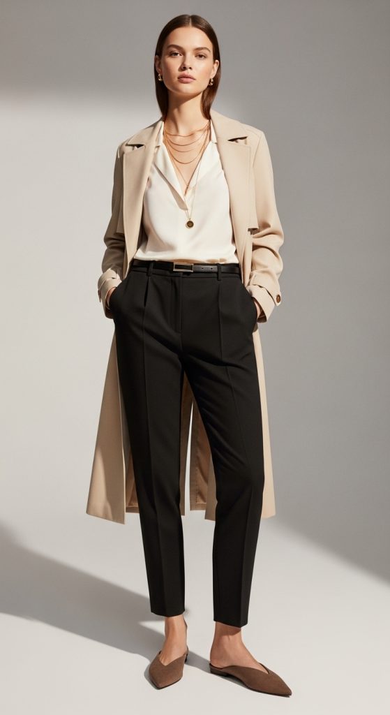 Black Tailored Trousers