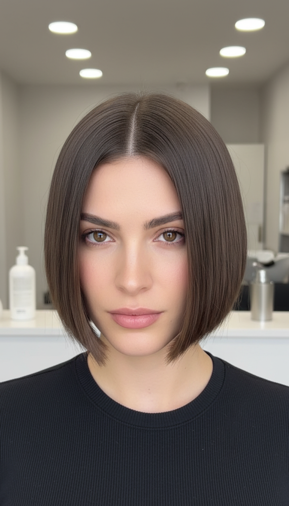 Blunt Bob with Face-Framing Precision