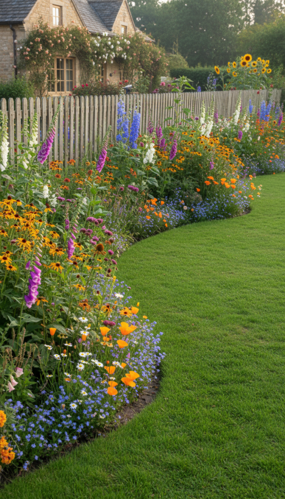 Border-Focused Meadow Layout
